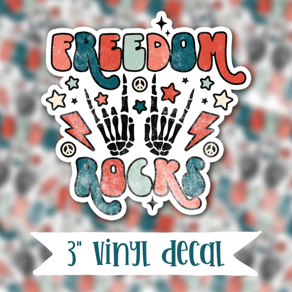 V56 Freedom Rocks - Vinyl Sticker Decal
