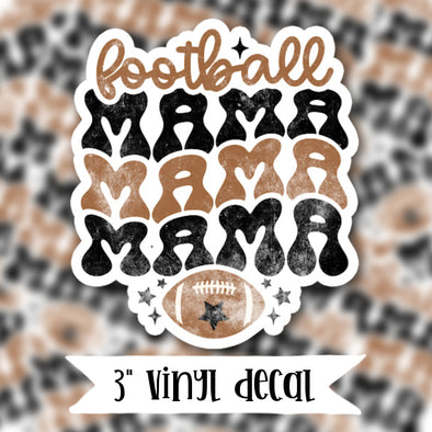 V56 Football Mama - Vinyl Sticker Decal