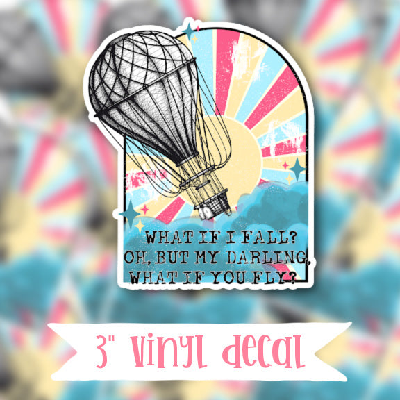 V5 What If I Fall - Vinyl Sticker Decal
