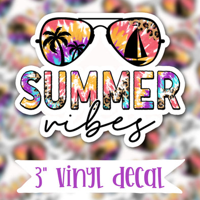 V61 Summer Vibes - Vinyl Sticker Decal