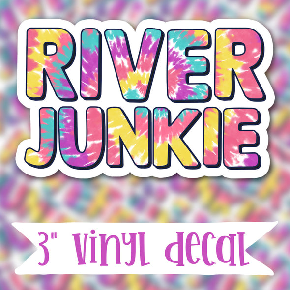 V64 River Junkie - Vinyl Sticker Decal