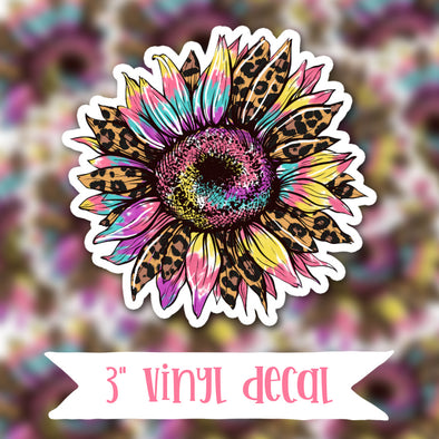 V65 Sunflower - Vinyl Sticker Decal