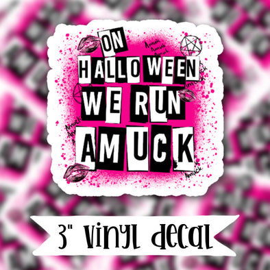 V81 On Halloween - Vinyl Sticker Decal