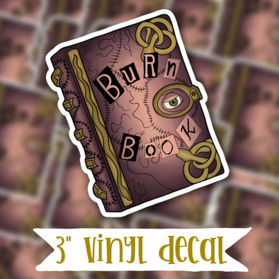 V84 Burn Book - Vinyl Sticker Decal