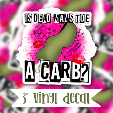 V86 Dead Mans Toe - Vinyl Sticker Decal