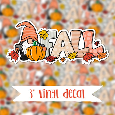 V92 Gnome Fall - Vinyl Sticker Decal