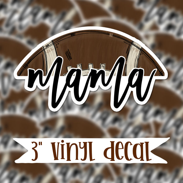 V95 Football Mama - Vinyl Sticker Decal