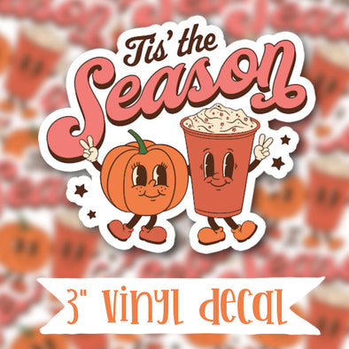 V98 Tis' the Season - Vinyl Sticker Decal