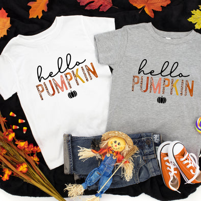 YOUTH Hello Pumpkin -  Screen Print Transfer