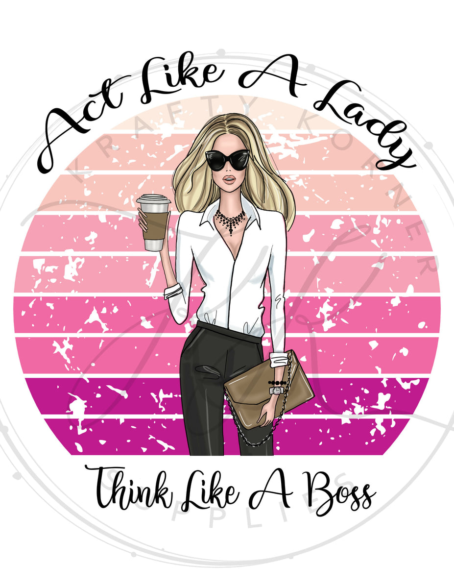 Think Like A Lady Blonde Digital Download Krafty Korner Supplies