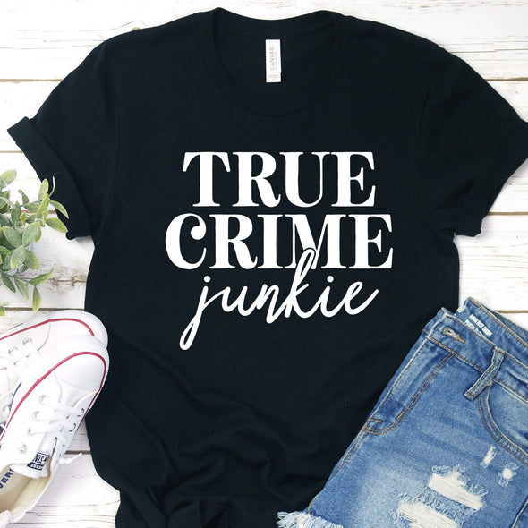 I29 True Crime Junkie -  Screen Print Transfer