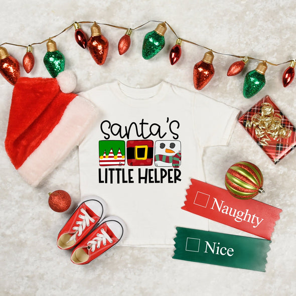 D62 YOUTH Santa's Little Helper -  Screen Print Transfer