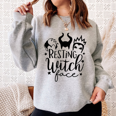 B27 Resting Witch Face -  Screen Print Transfer