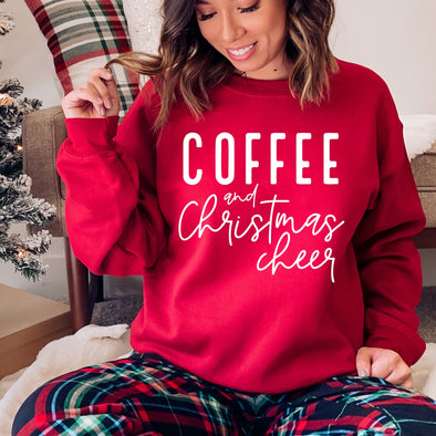 Coffee and Christmas Cheer - Screen Print Transfer