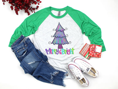 Colorful Merry & Bright - Sublimation Transfer