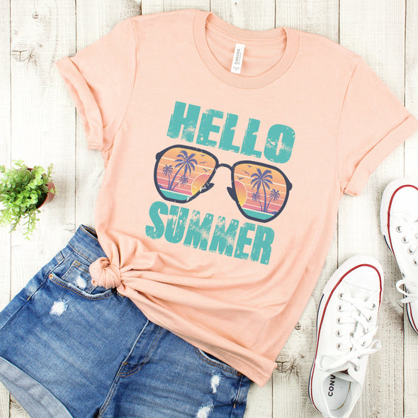 Hello Summer Bella Canvas