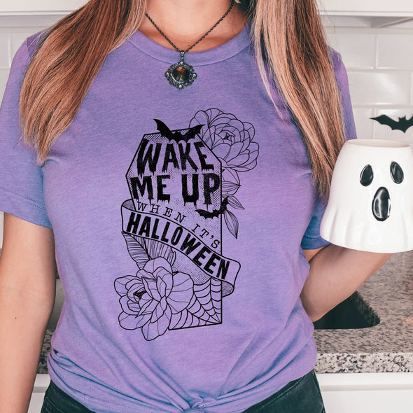 Wake Me When It's Halloween - Screen Print Transfer