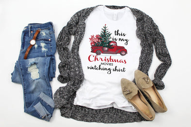 This Is My Christmas Movies Watching Shirt - Sublimation Transfer