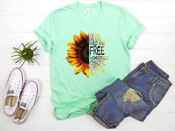 Sunflower She Was Life Itself - Sublimation Transfer