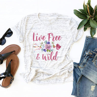 Live Free & Wild - Sublimation Transfer
