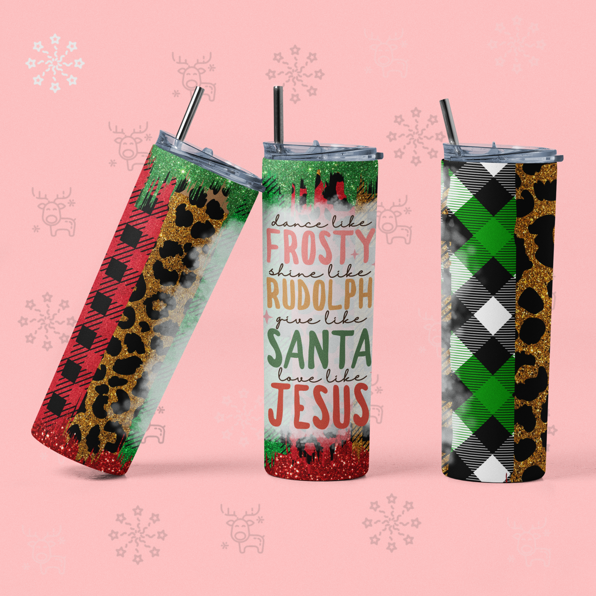 Dance Like Frosty - 20 oz Skinny Tumbler Sublimation Transfers – Krafty