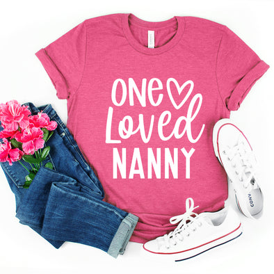 One Loved Nanny -  Screen Print Transfer