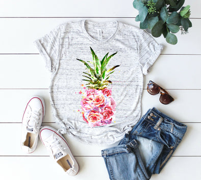 Watercolor Pineapple - Sublimation Transfer
